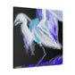 "Snowy Egret Reverie" - Canvas