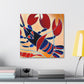 Lobster in Art Deco - Canvas