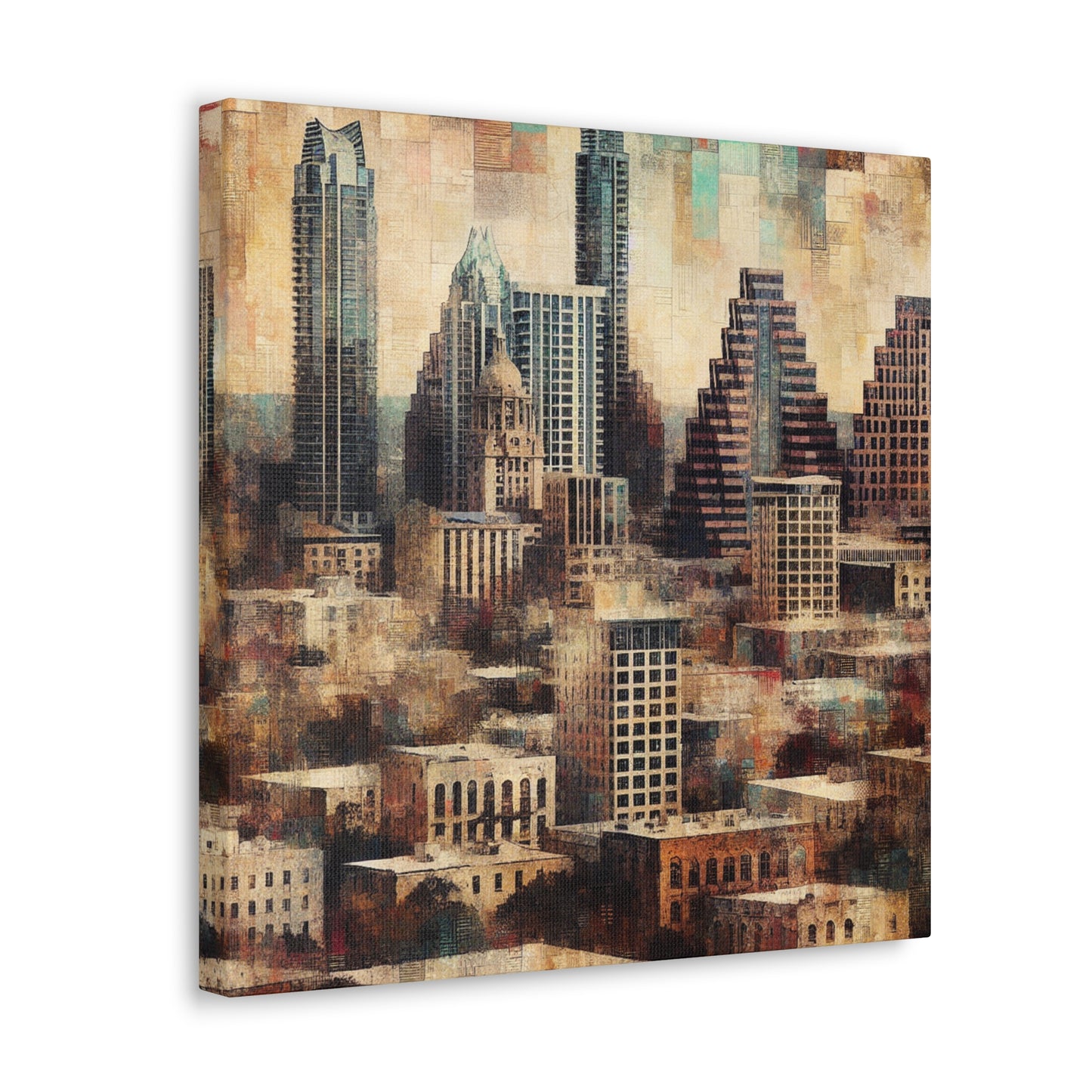 "Vibrant Austin Serenity" - Canvas