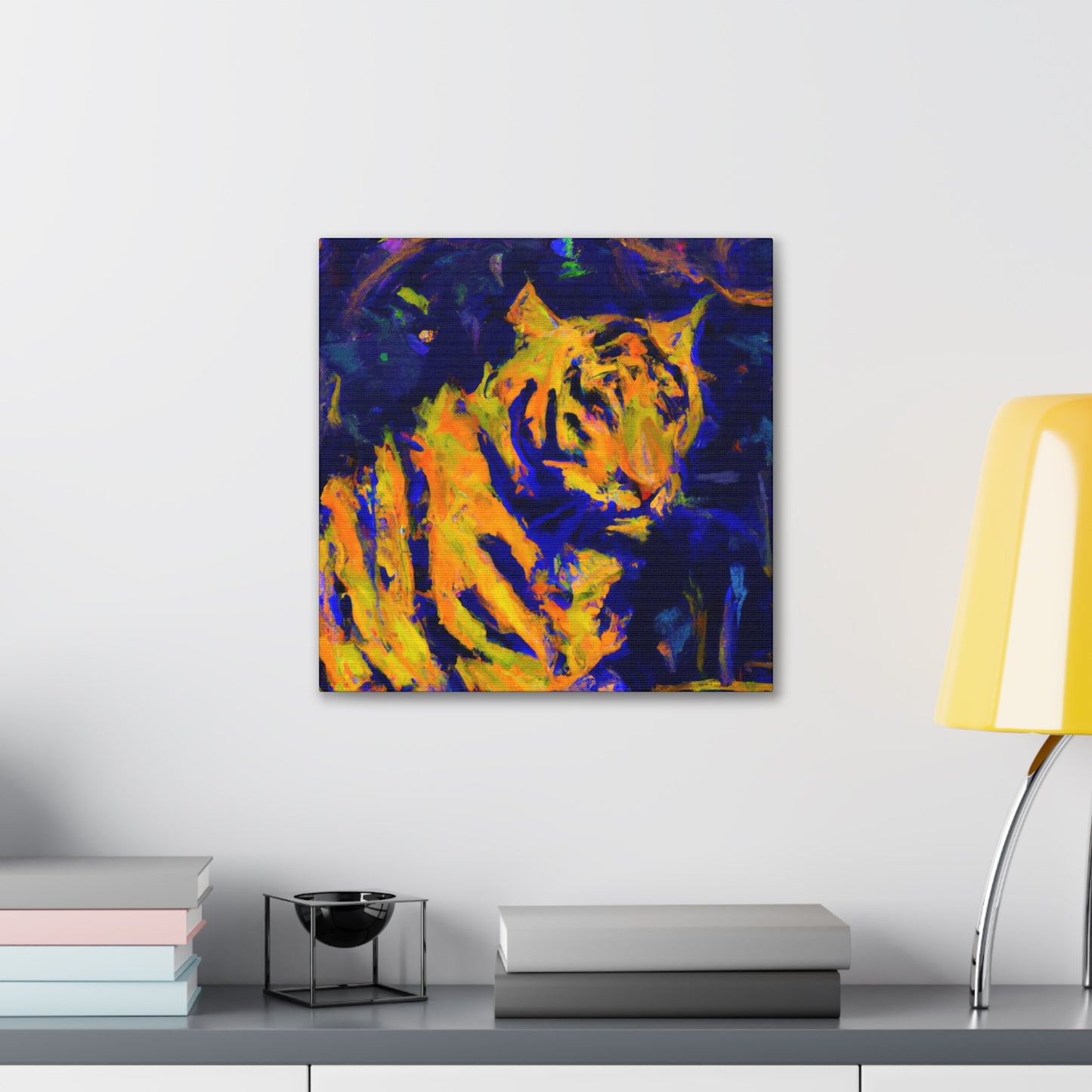 Tiger's Abstract Roar - Canvas