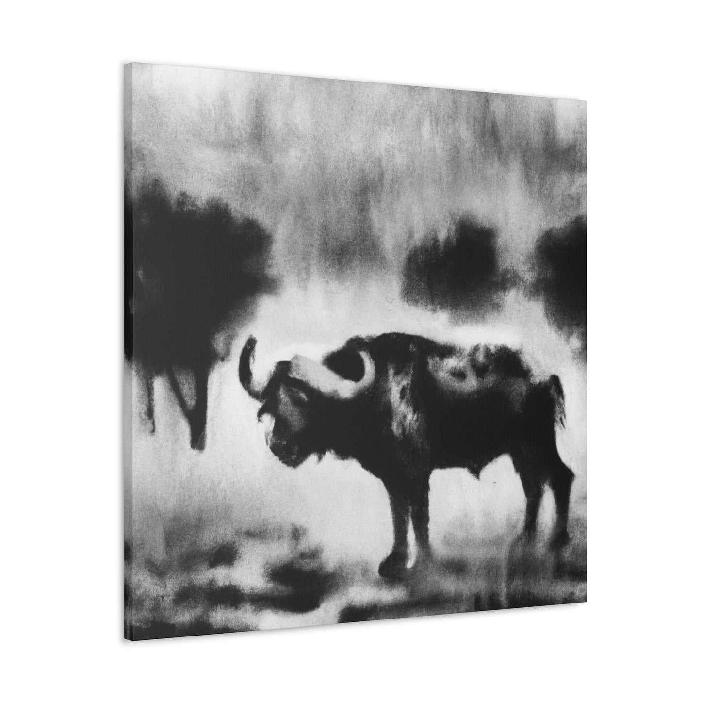 "Bison at Sunrise View" - Canvas