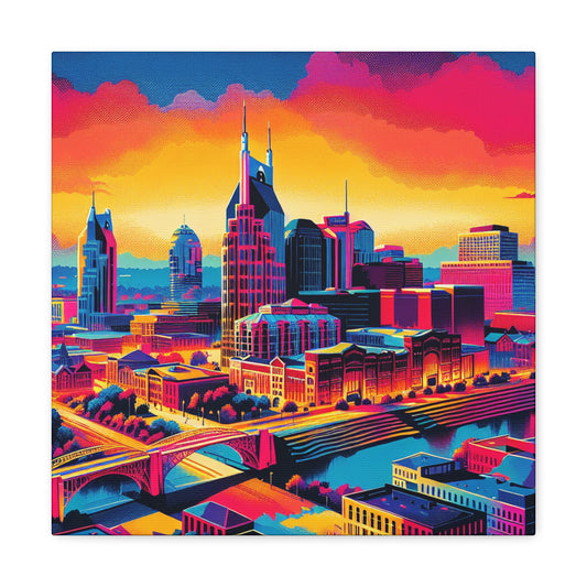 "Melodic City Vibe" - Canvas