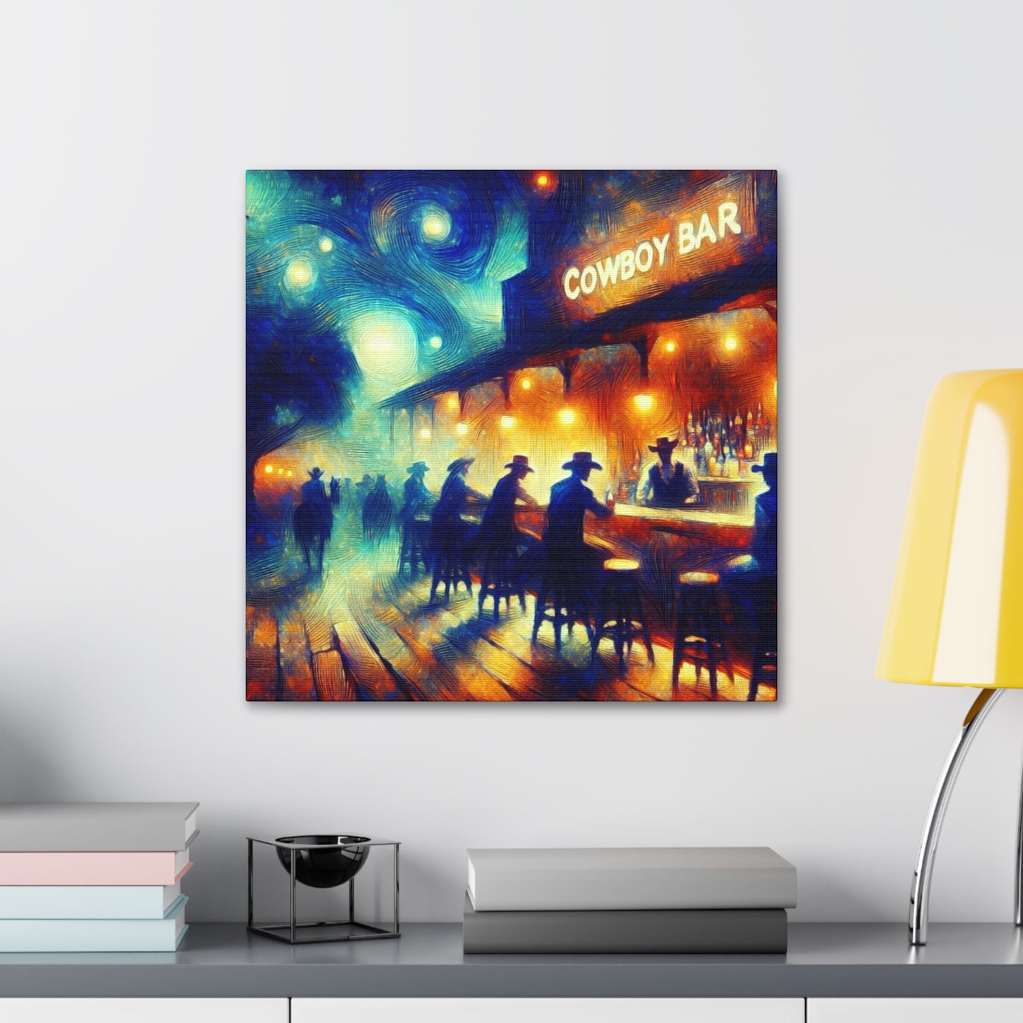 Saddled Spirits Saloon - Canvas