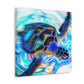 Sea Turtle Mural. - Canvas