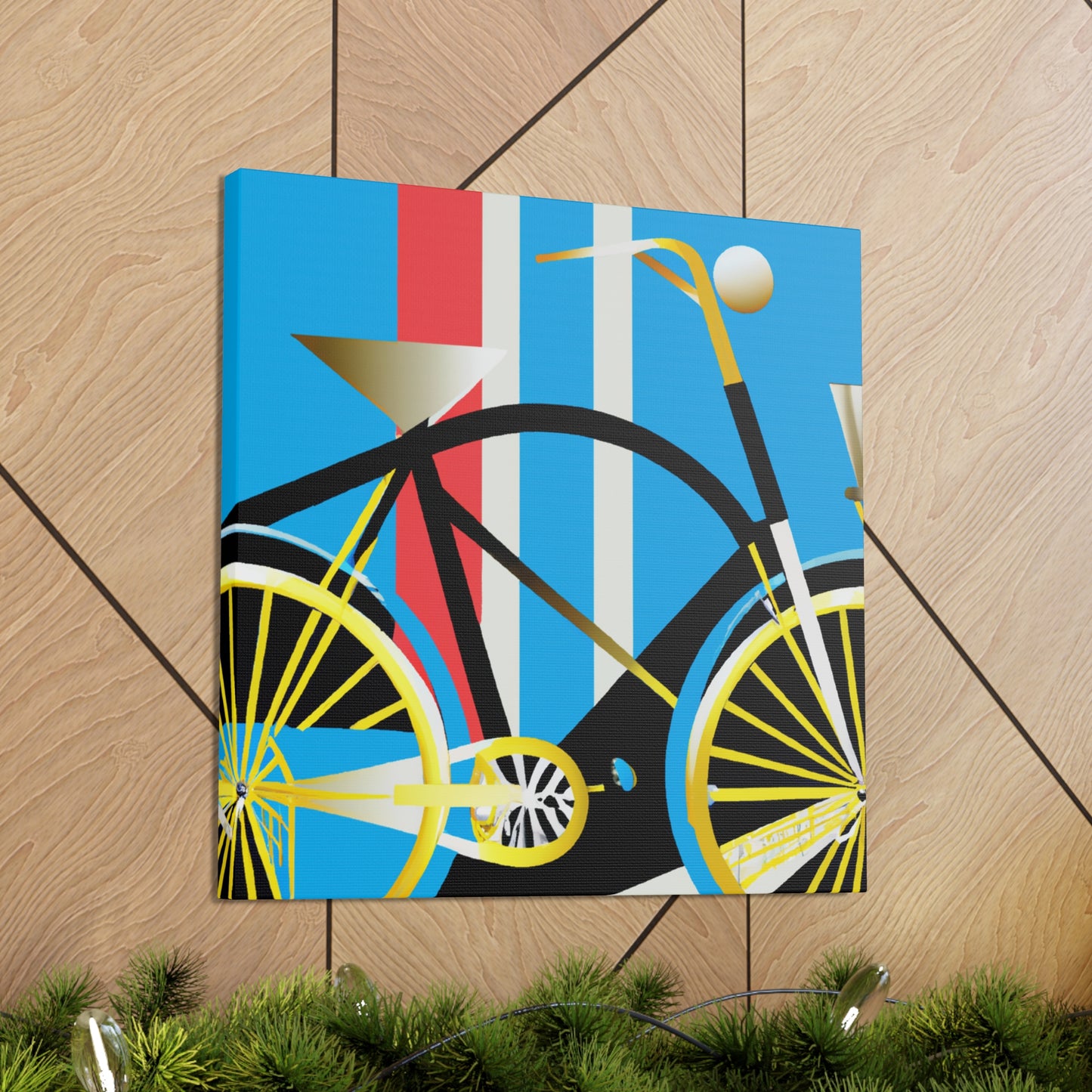 Bicycling Through Deco - Canvas