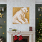 Polar Bear in Baroque. - Canvas