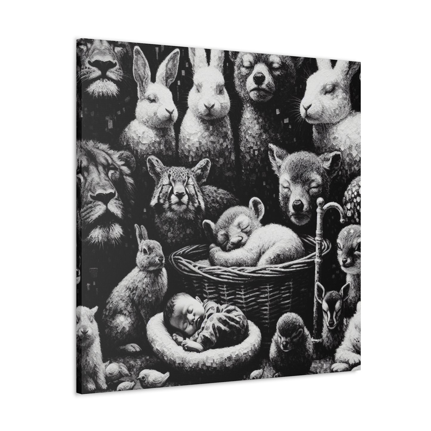 Dreaming Forest Creatures - Canvas