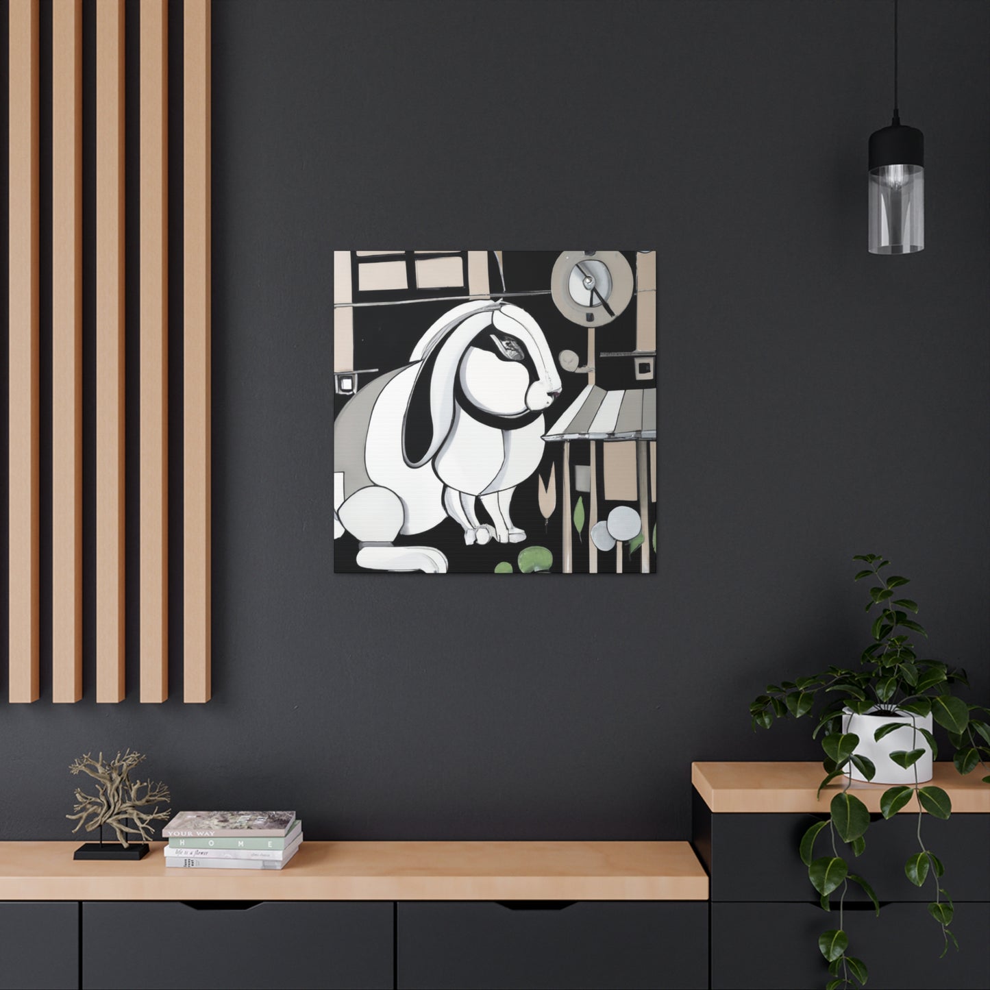 Rabbit in Retrospect - Canvas