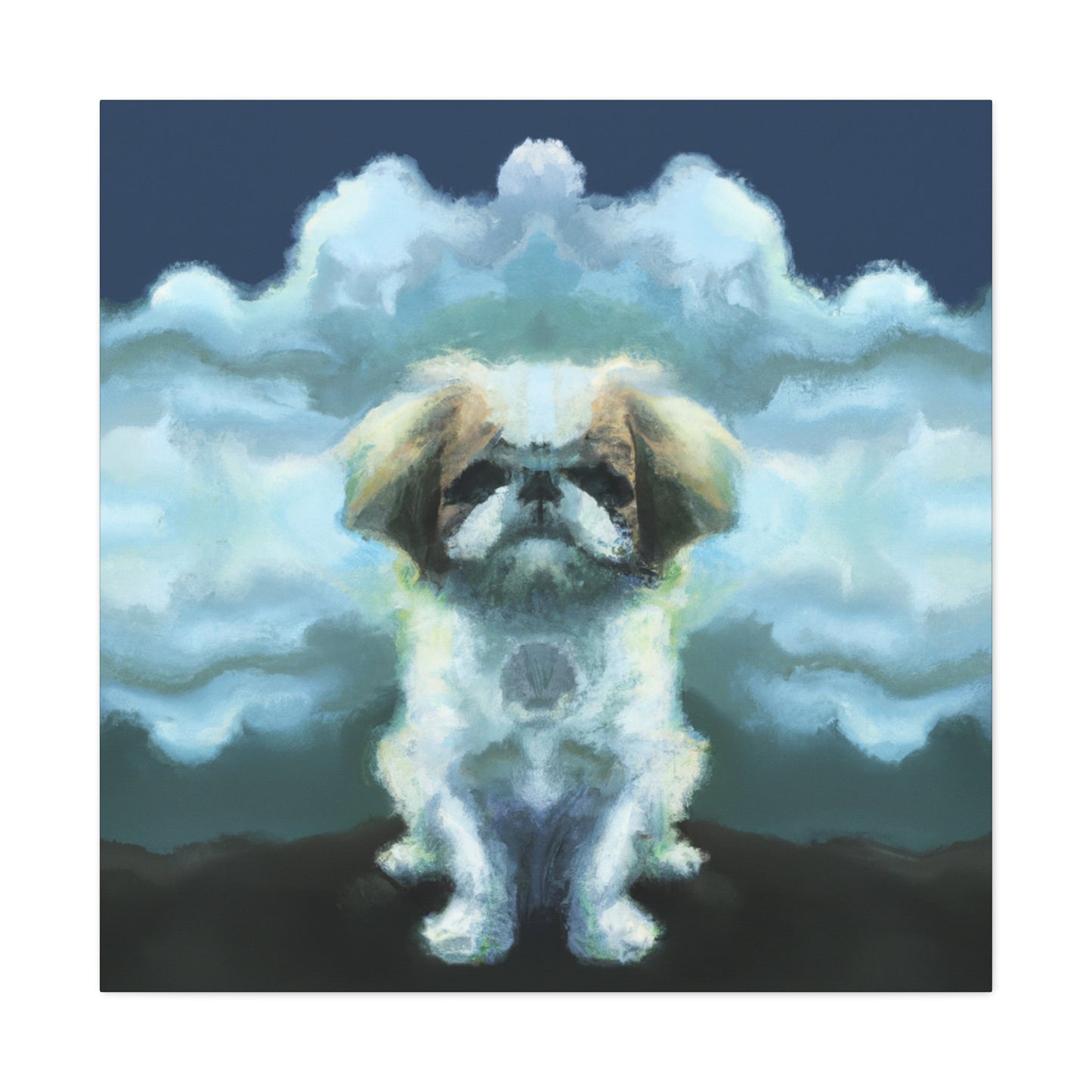 "Pekingese in Wonderland" - Canvas