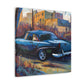 "Old Car Artwork" - Canvas