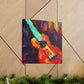 "Ukelele at Sunrise" - Canvas