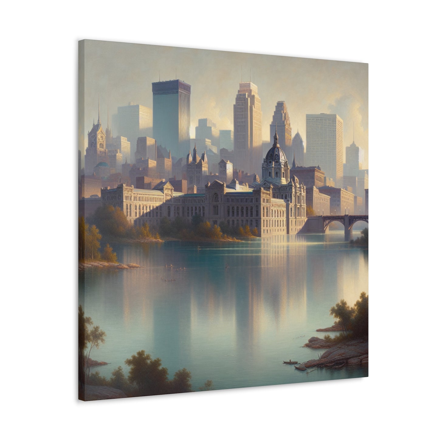 "City of Northern Bliss" - Canvas