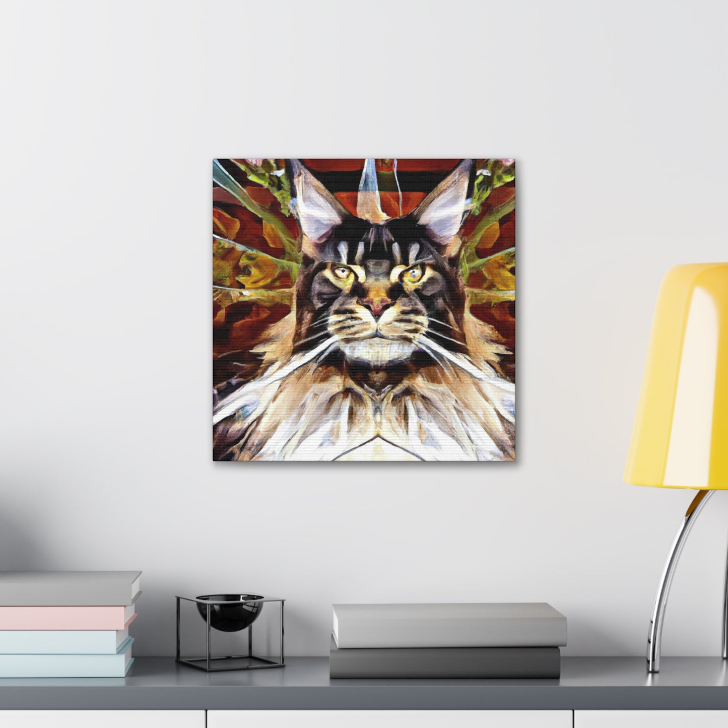 Maine Coon Surrealism - Canvas