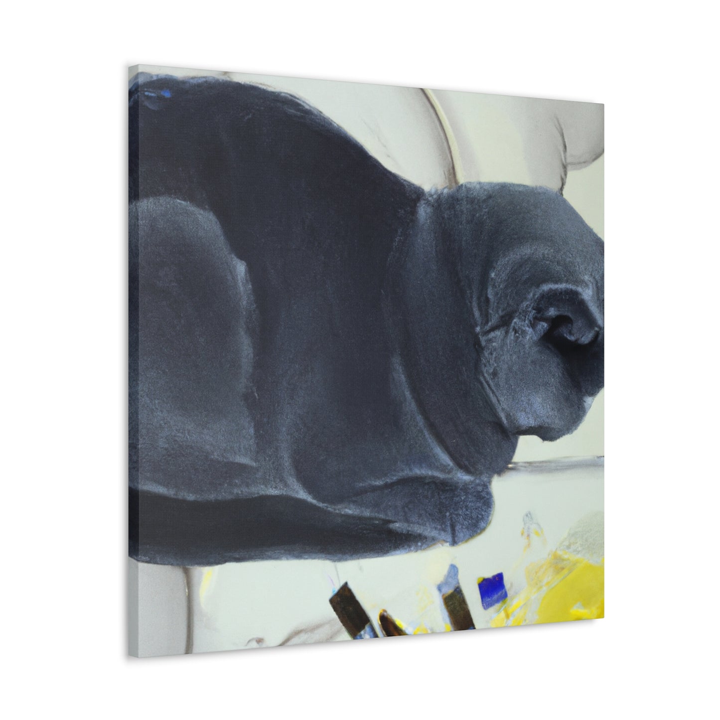 "British Shorthair Solitude" - Canvas