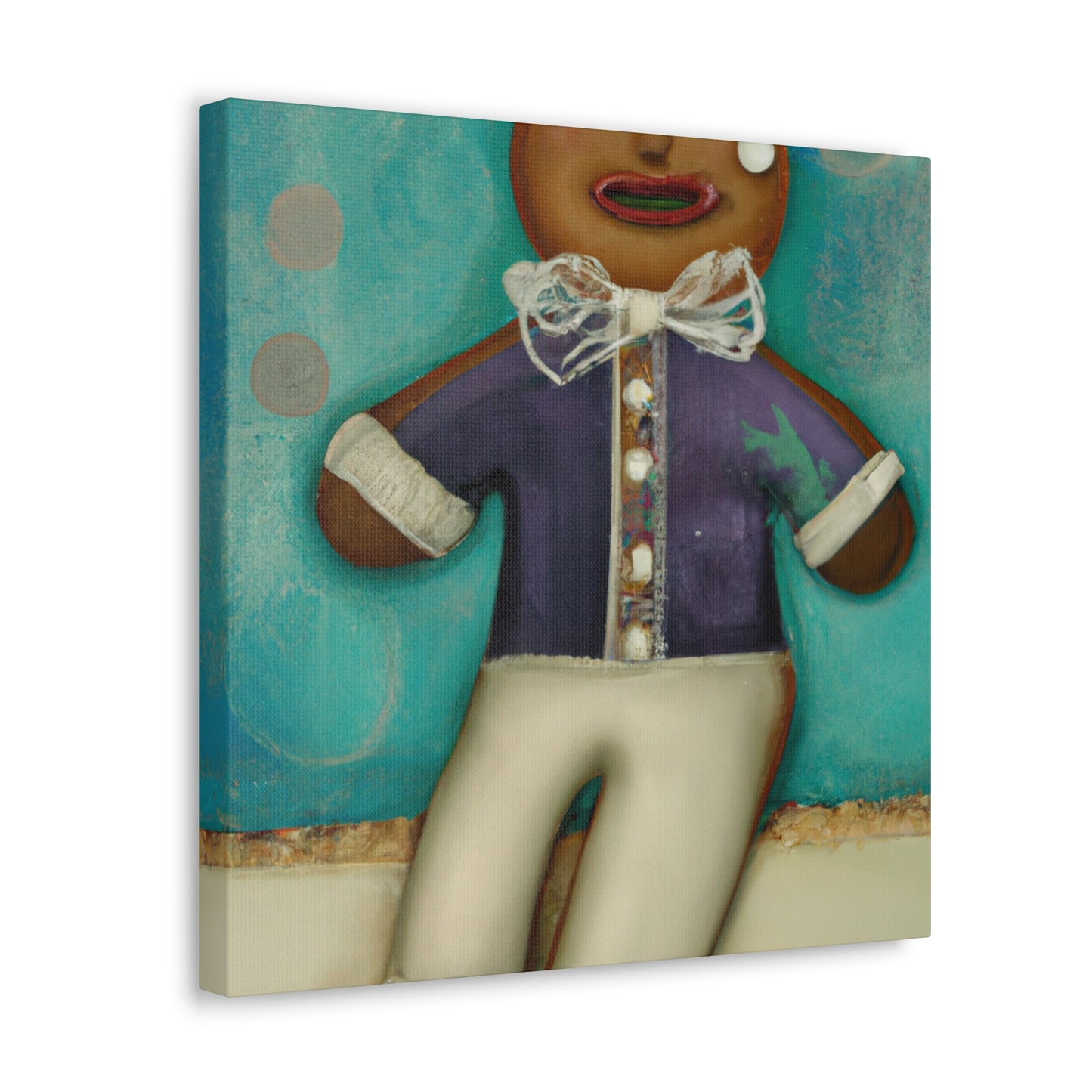 Gingerbread Man Dreamscape - Canvas