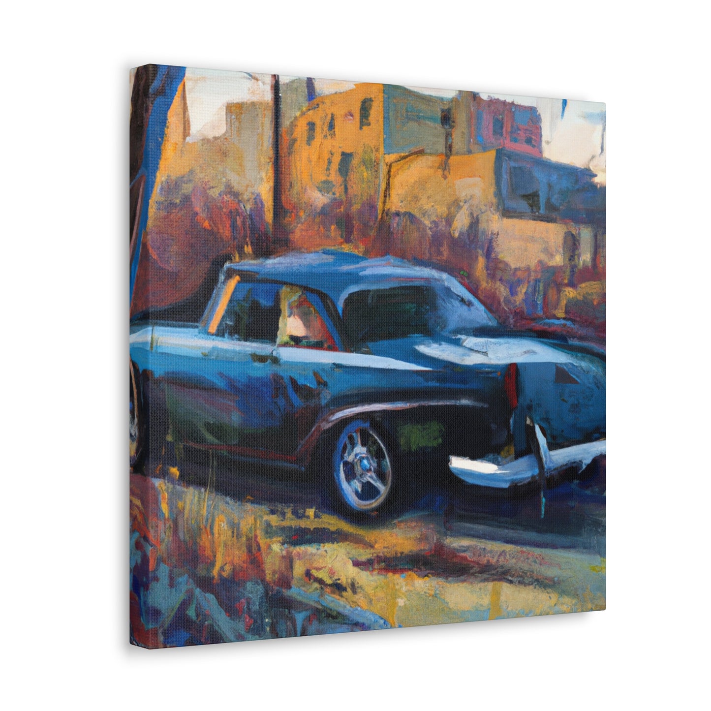 "Old Car Artwork" - Canvas