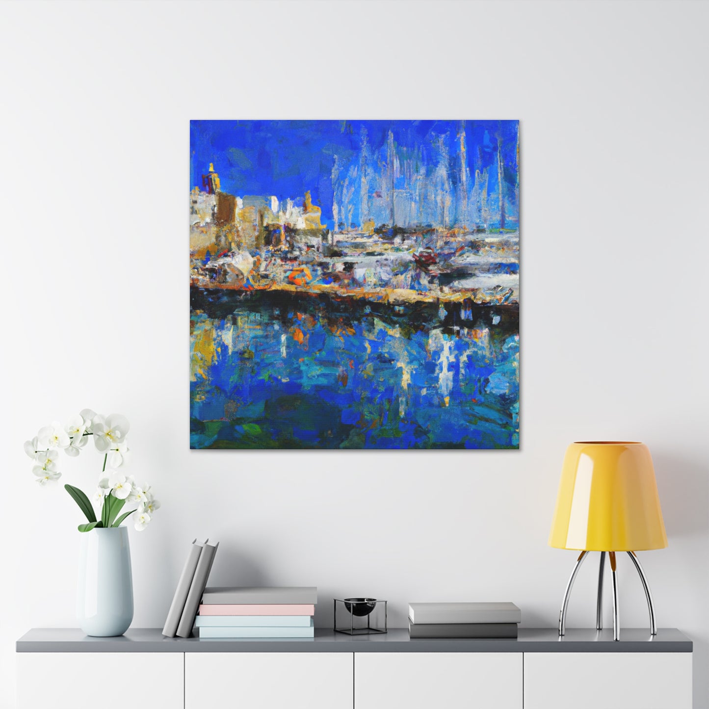 Harbor at Sunrise - Canvas