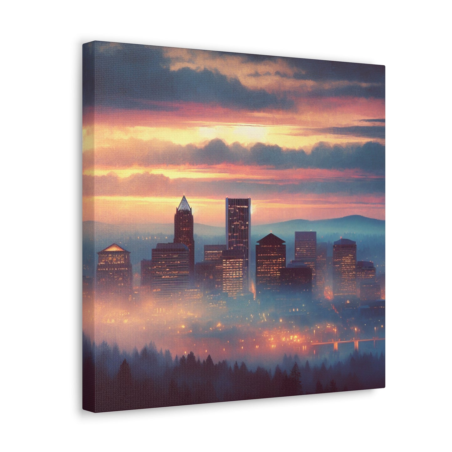 "Urban Mastery Unveiled" - Canvas