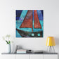 Sailboat at Sunrise - Canvas