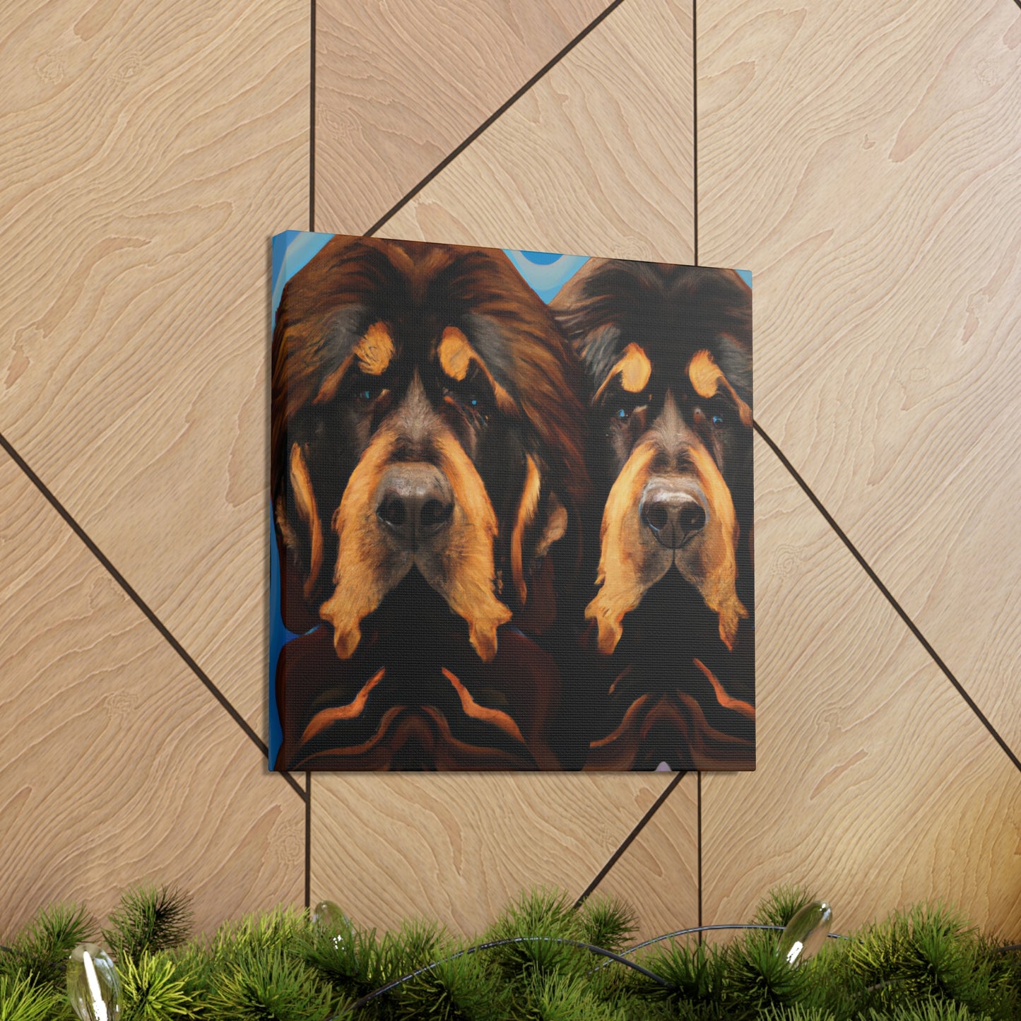 Fearsome Tibetan Mastiff - Canvas