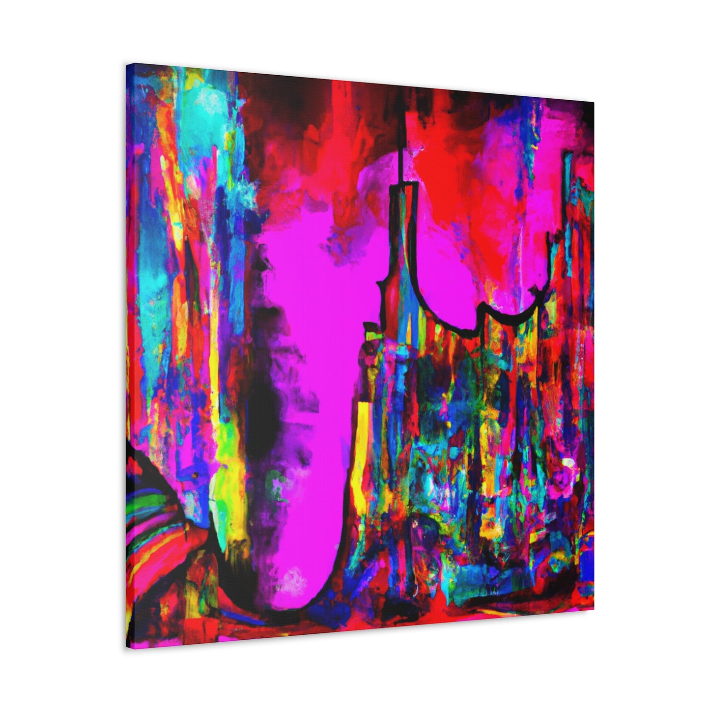 Vibrant Celestial Symphony - Canvas