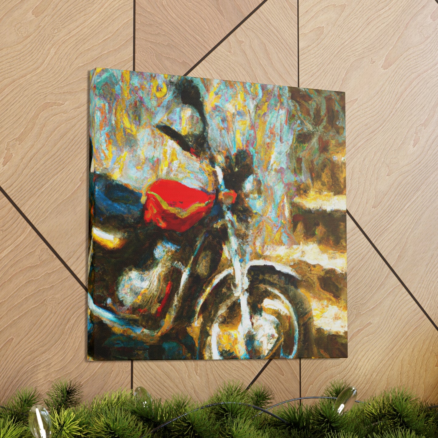 Speed on Two Wheels - Canvas