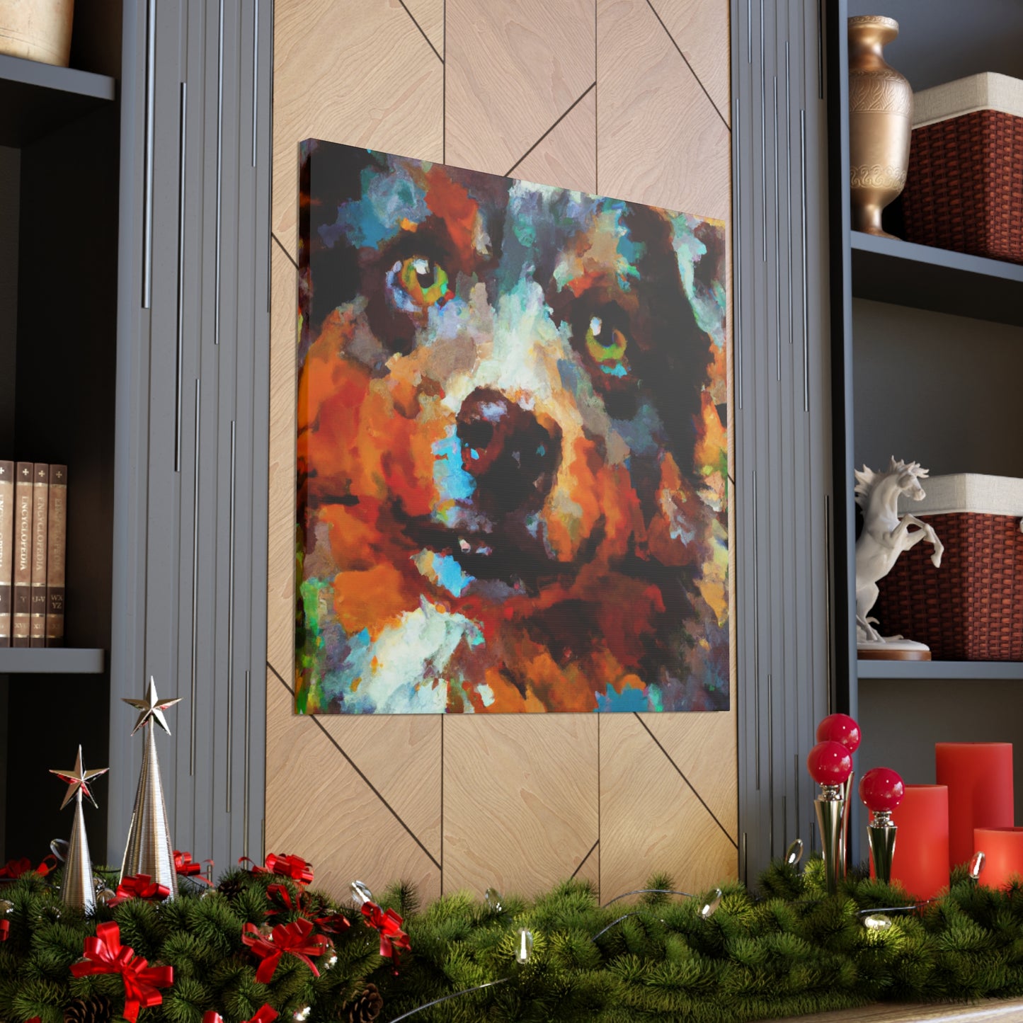 Aussie Shepherd Impression - Canvas