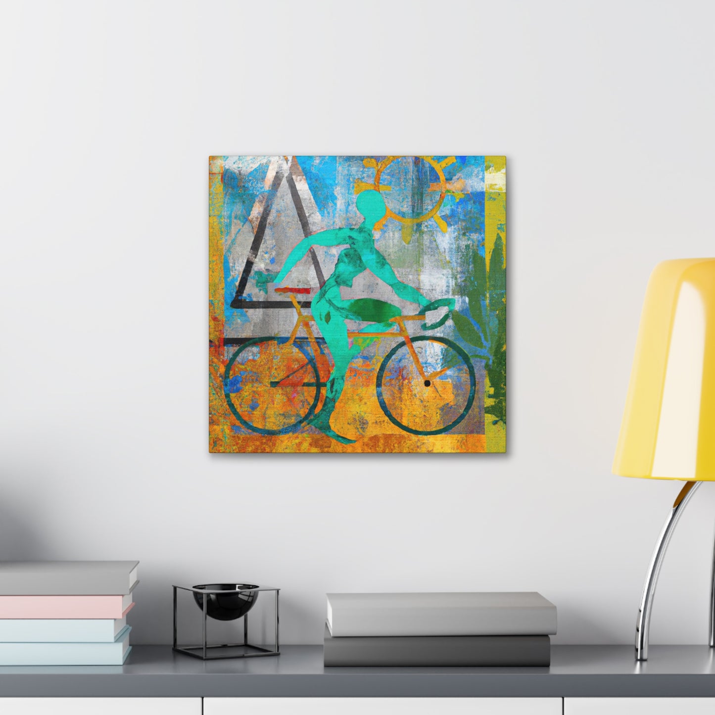 Bicycling Through the Jazz Age - Canvas