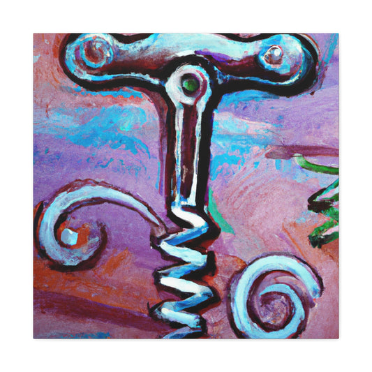 Corkscrew Metallic Opulence - Canvas