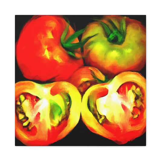 Tomato Temptation Unleashed - Canvas