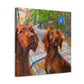 Irish Setter Portrait - Canvas