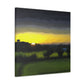 Countryside at Dawn - Canvas