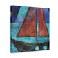 Sailboat at Sunrise - Canvas