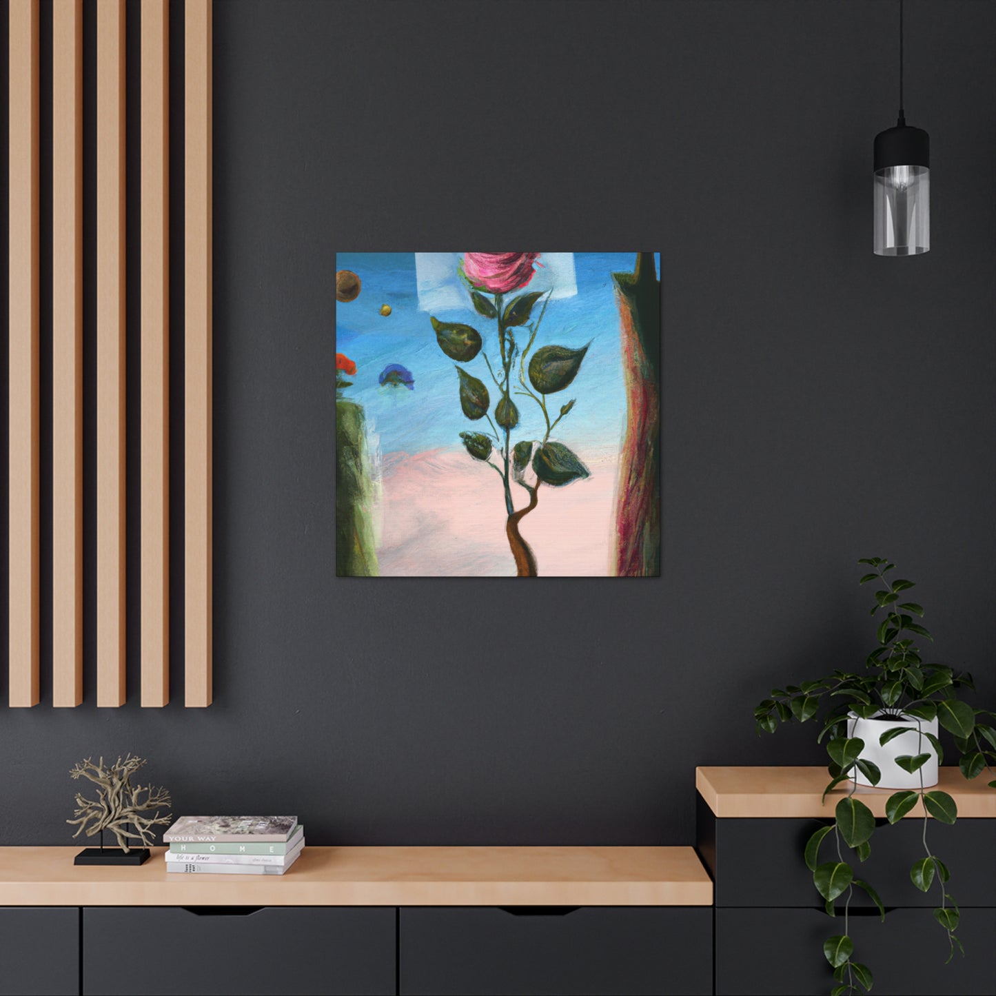 Rose of Abstract Dreams - Canvas