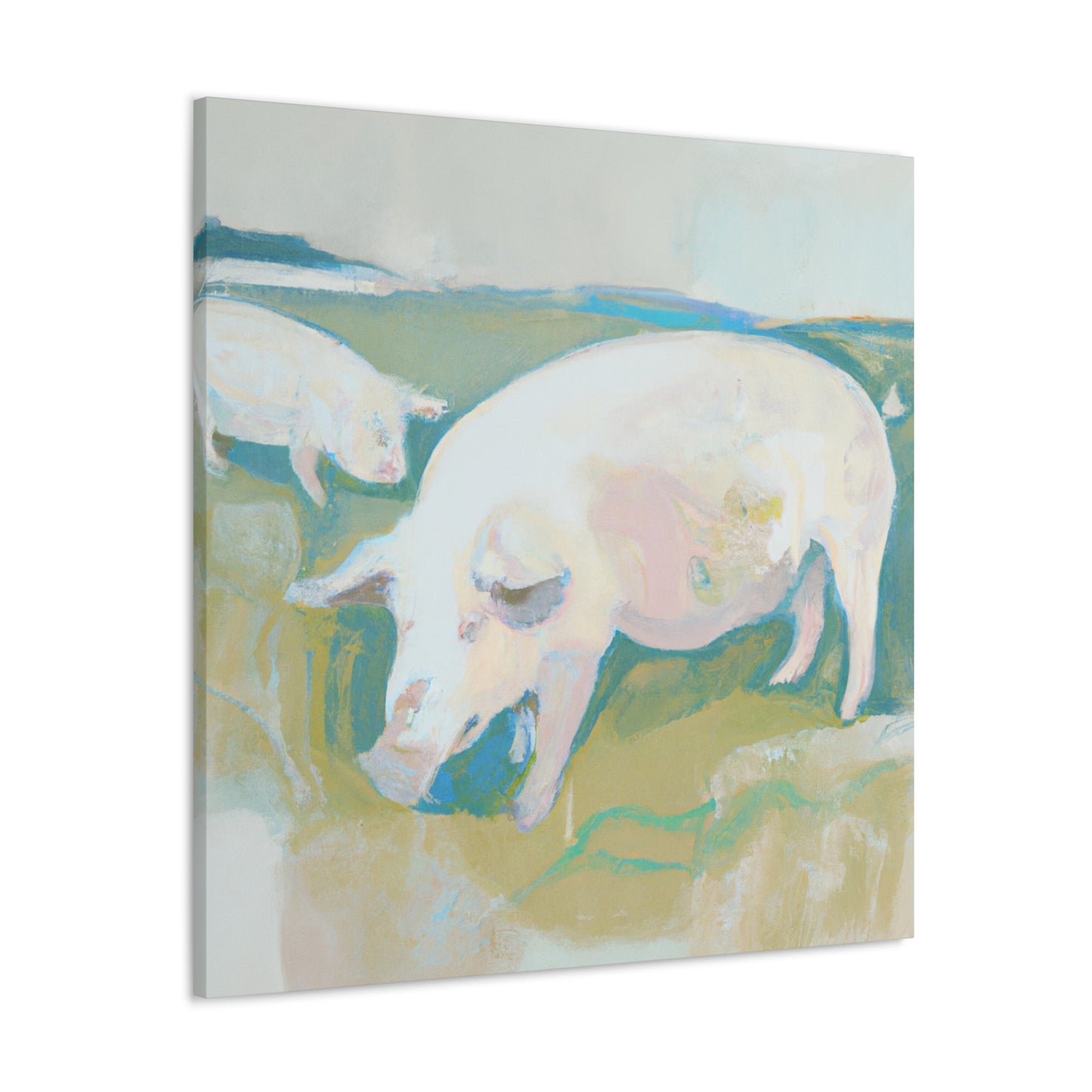 "Pig in Expressionism" - Canvas