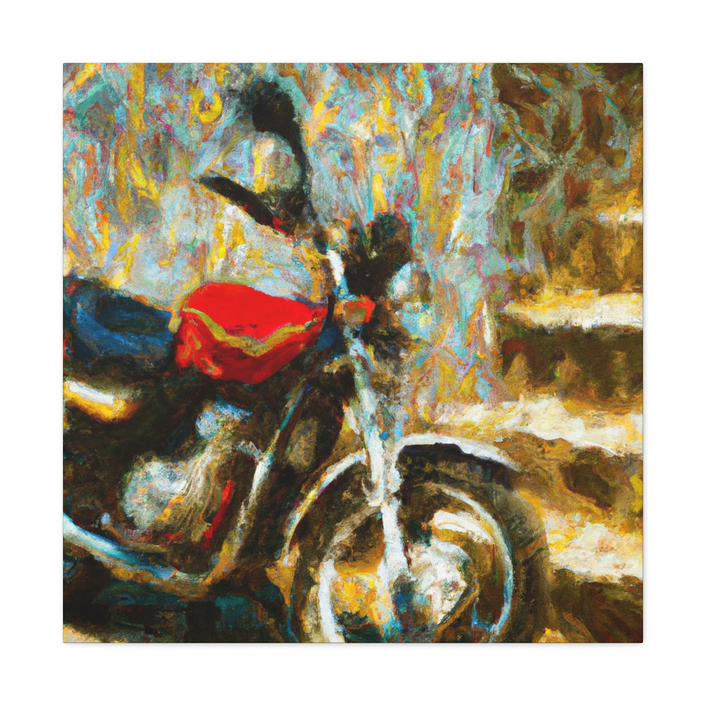 Speed on Two Wheels - Canvas