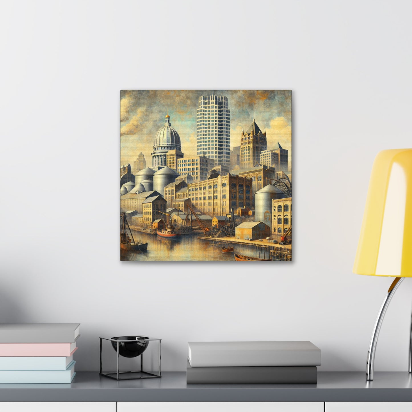 "City of Lakescapes" - Canvas