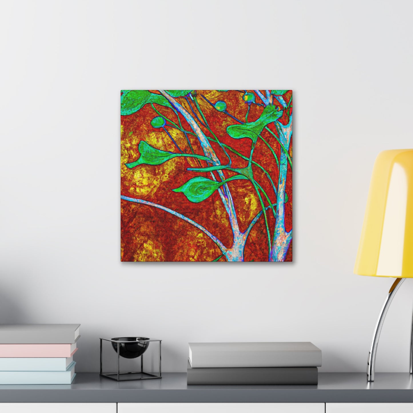 "Dogwood in Art Nouveau" - Canvas