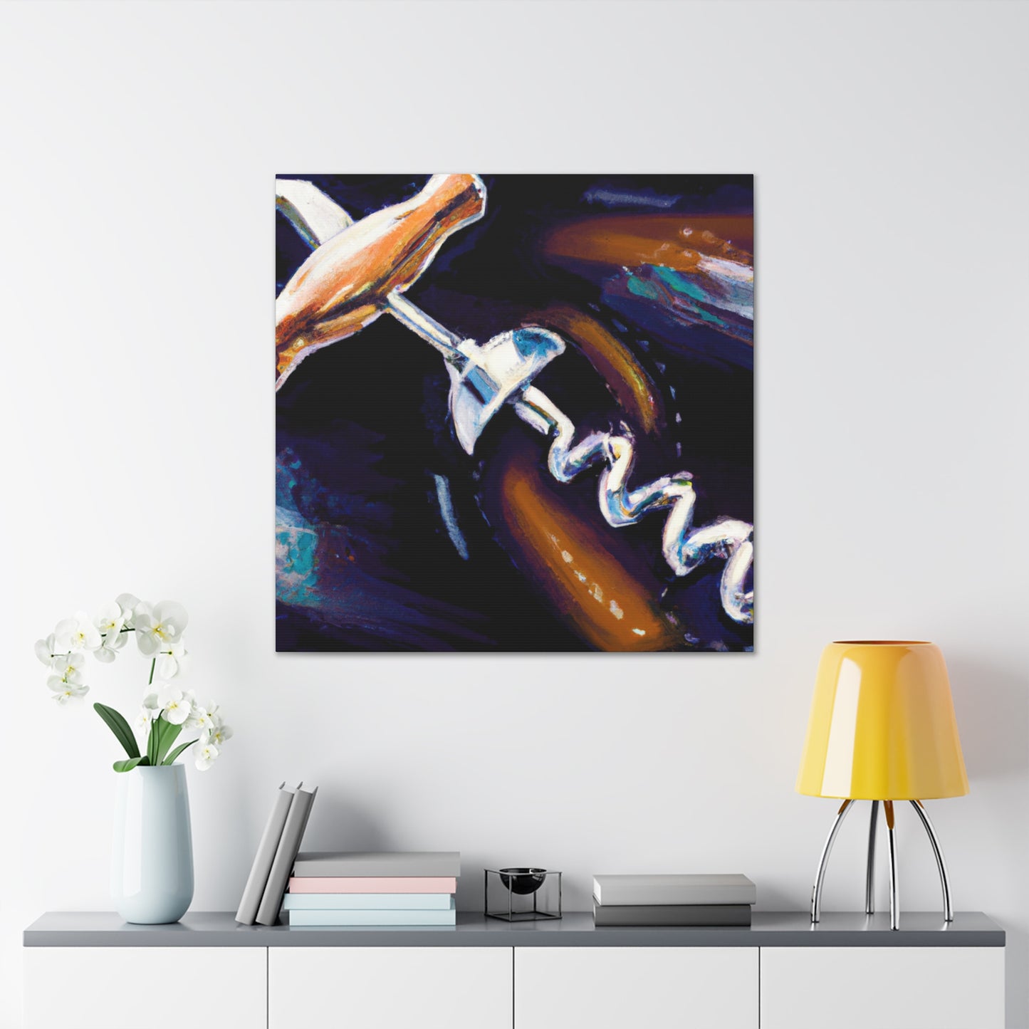 "Corkscrew by Moonlight" - Canvas