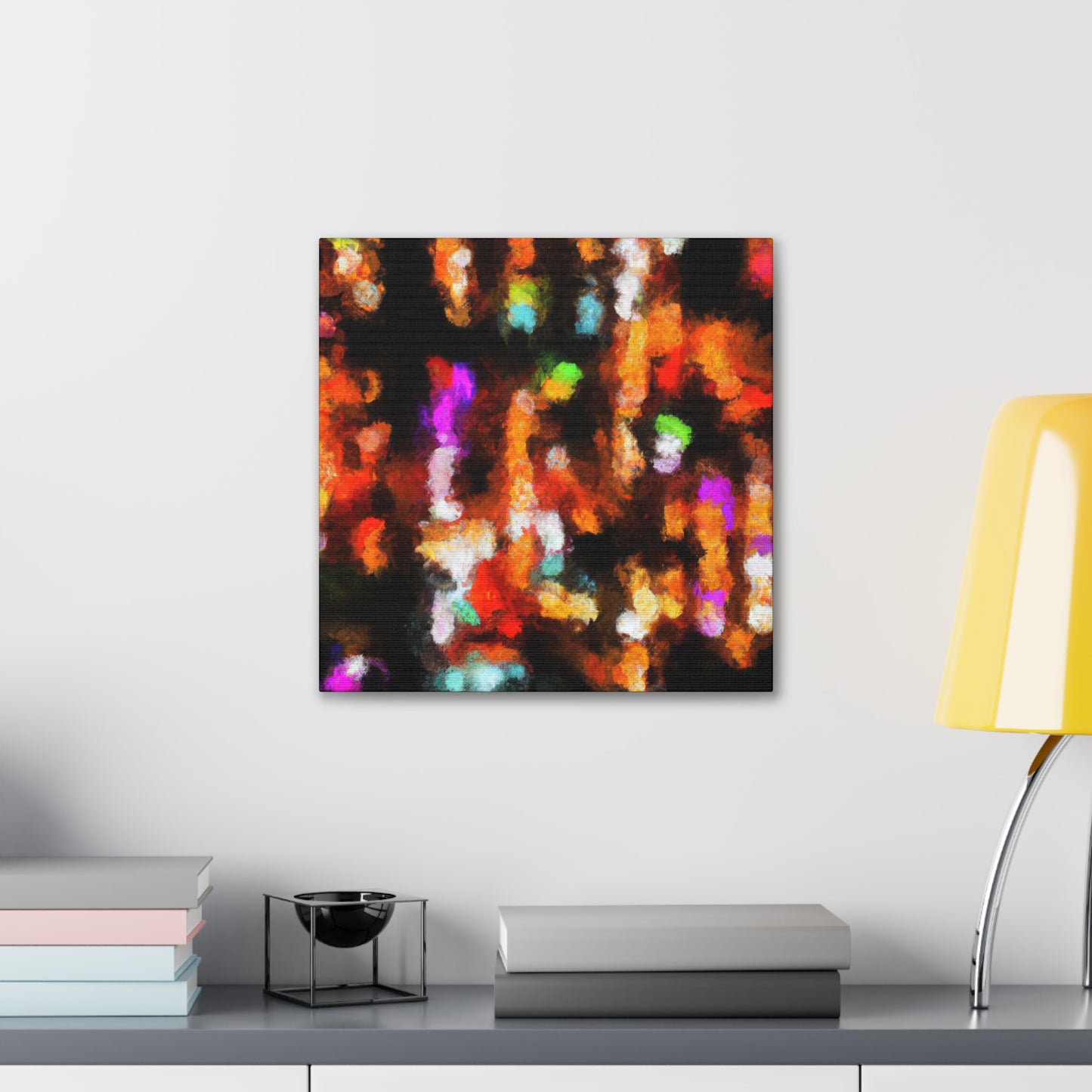 "Christmas Lights Glittering" - Canvas