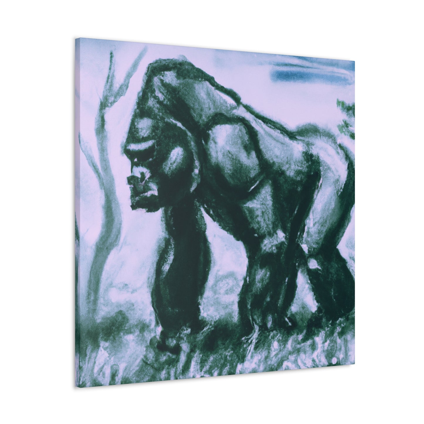 Gorilla in Expressionism - Canvas