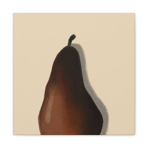 "Pear Minimalism Abstraction" - Canvas