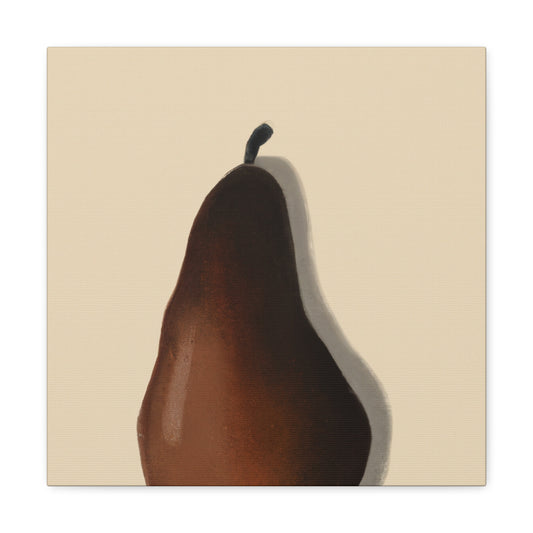 "Pear Minimalism Abstraction" - Canvas