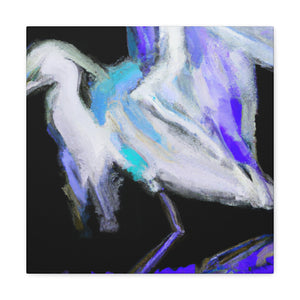 "Snowy Egret Reverie" - Canvas