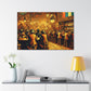 Western Saloon Scene - Canvas