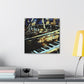 "Piano in Moonlighting" - Canvas