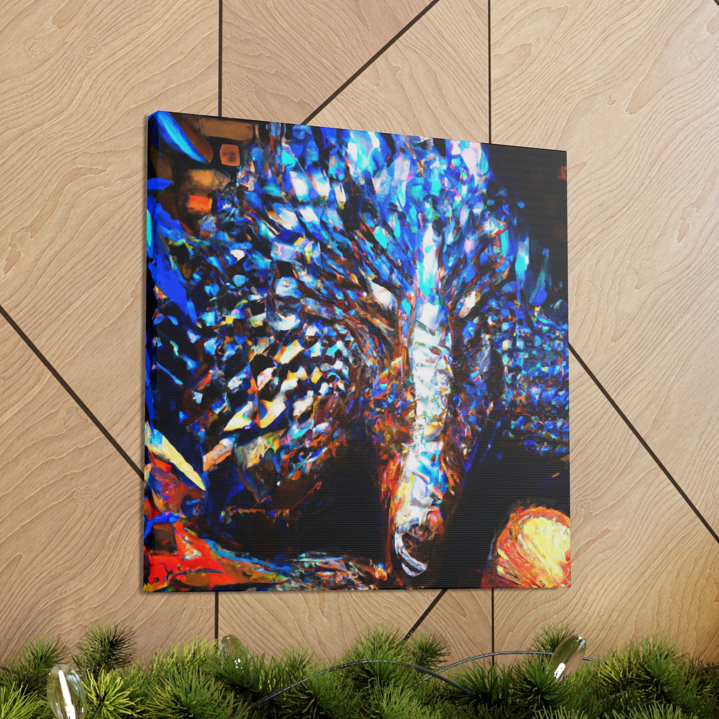 "Pangolin in Expressionism" - Canvas