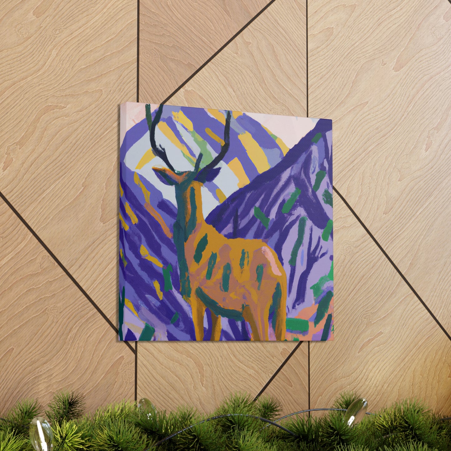 Fawn in Fauvist Hues - Canvas