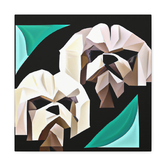 "Shih Tzu in Deco" - Canvas