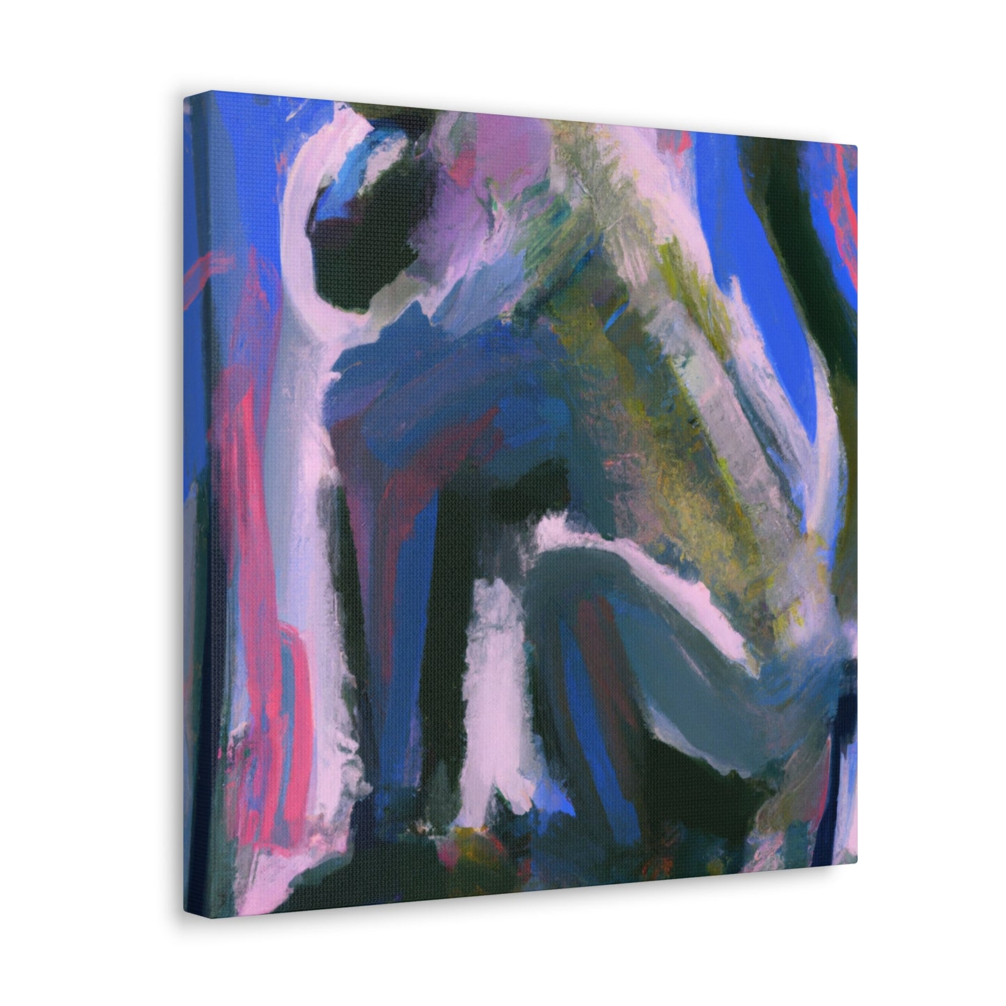 "Baboon in Abstract Color" - Canvas